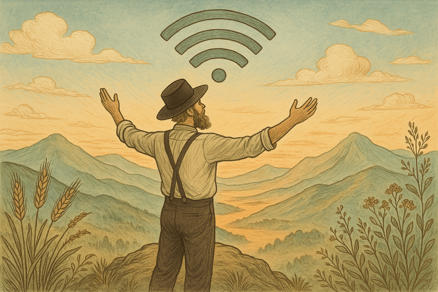 The co-op's founding scene